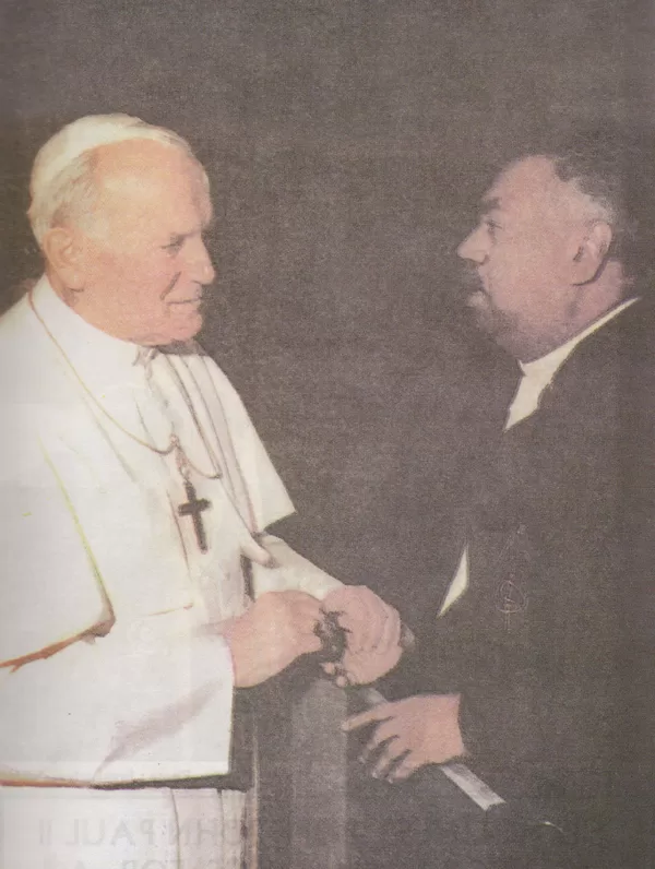 Dr. Jayasuriya, papež Jan Pavel II.